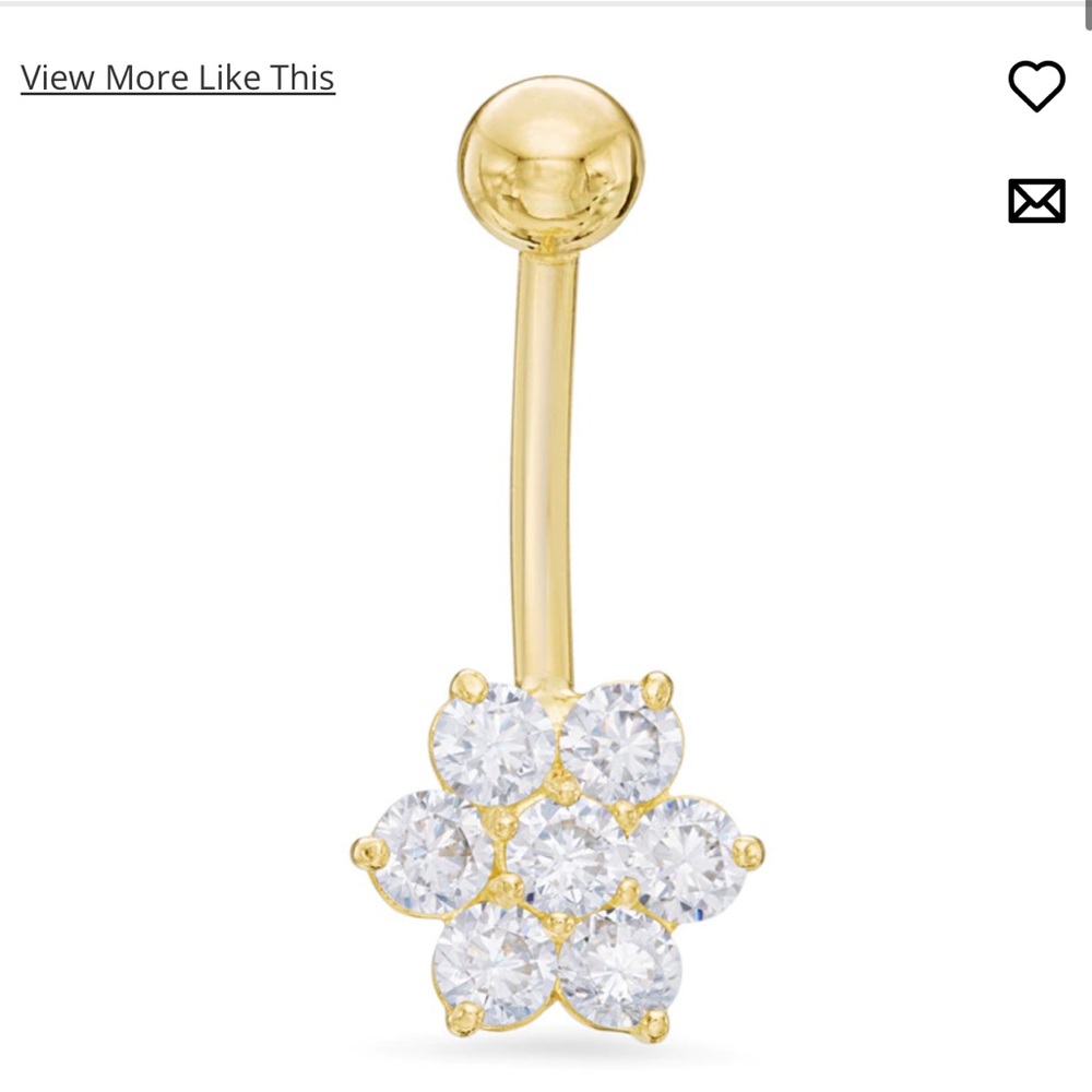 New Naval (belly piercing) with original box jewelry and tag.